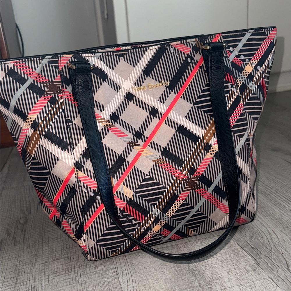Vera Bradley Multicolor Plaid Tote